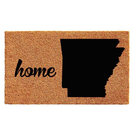Calloway Mills Entrance Mat, Coir, Natural, Black 105161830